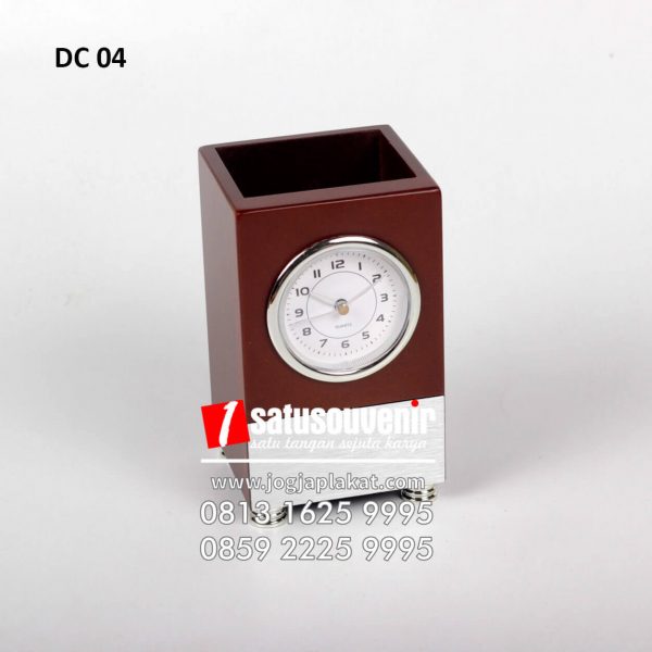 Jam Meja kotak Balok Custom - Desk Clock