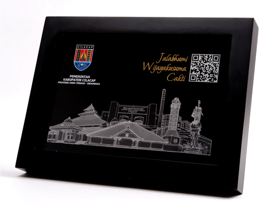 Souvenir Frame Dari Pemerintah Kabupaten Cilacap