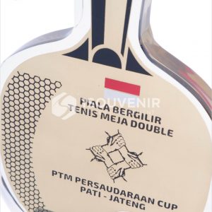 DETAIL-PB203 Piala Bergilir Tenis Meja Double PTM Persaudaraan Cup PATI - Jateng