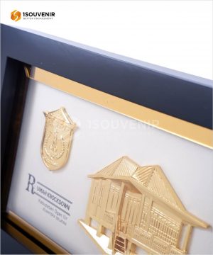 Souvenir Frame Rumah Knockdown Ogan Ilir