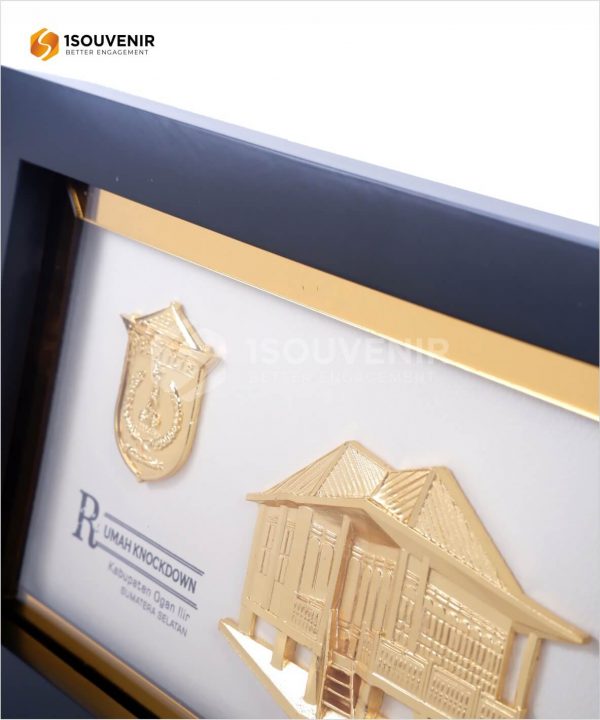 DETAIL-SV213 Souvenir Frame Rumah Knockdown Ogan Ilir