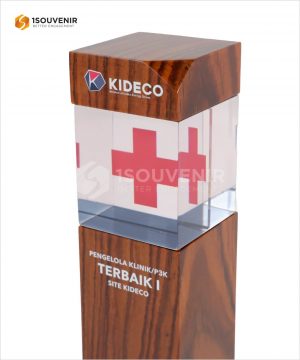 Plakat Kayu Pengelola Klinik/P2K Site Kideco