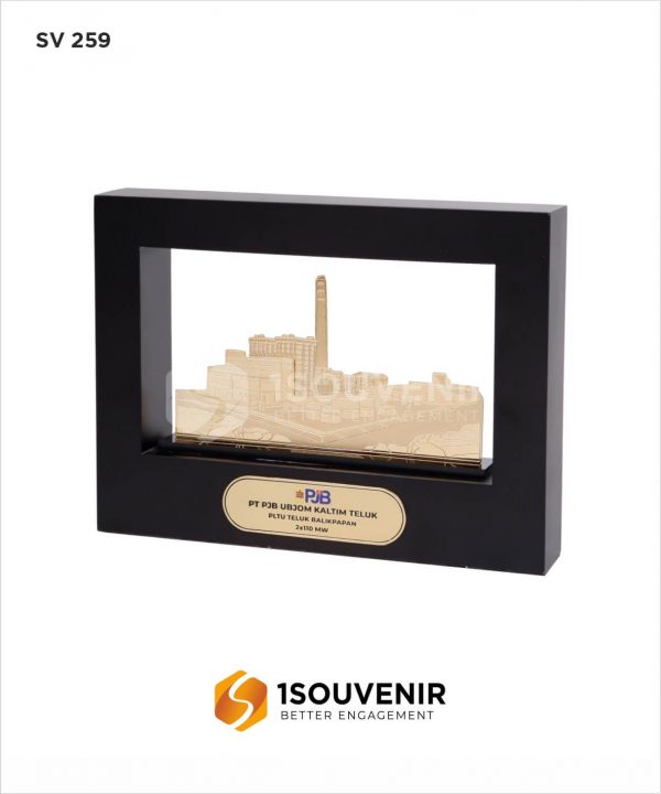 SV259 Souvenir Frame PLTU Teluk Balikpapan