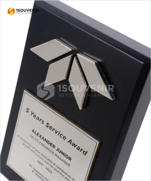 Plakat Kayu Service Award