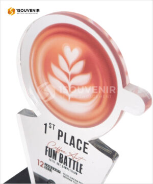 Plakat Akrilik Coffee Latte Fun Battle