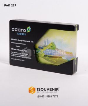 Plakat Kayu Akrilik Adaro Energy