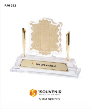 Plakat Akrilik Kuningan Pen Holder PLN UP3...