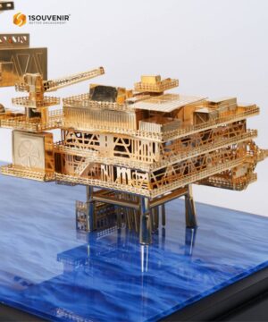 Miniatur Rig Offshore Platform PT Pertamina...