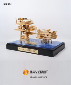 Miniatur Rig Offshore Platform PT Pertamina...