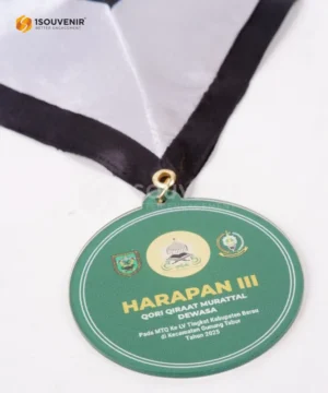 Medali Akrilik MTQ IV Kabupaten Berau