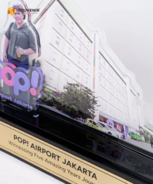 Plakat Akrilik POP Airport Jakarta