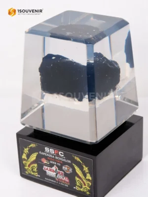 Plakat Resin dari SSFC Kenang-kenangan Goes to Jambore Nasional Borneo