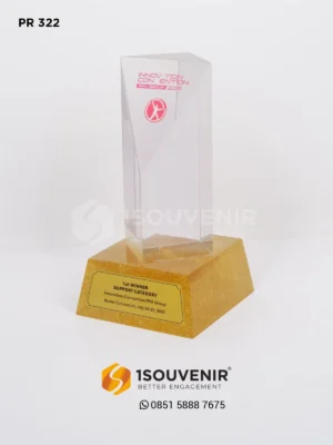 Plakat Resin Innovation Convention Penghargaan dari PPA Group untuk 1st Winner Support Category