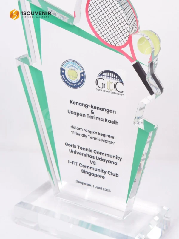 DETAIL-PA701 Plakat Akrilik Friendly Tennis Match