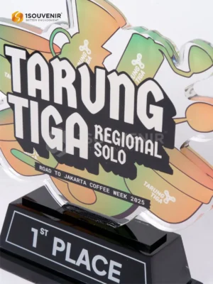Plakat Akrilik Tarung Tiga Regional Solo Road To Jakarta...
