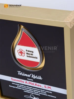 Plakat Frame Penghargaan dari PMI Provinsi...