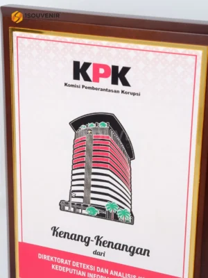 Plakat Kayu Kenang-kenangan dari Direktorat...