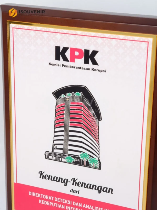 DETAIL-PK614 Plakat Kayu Direktorat Deteksi dan Analisis