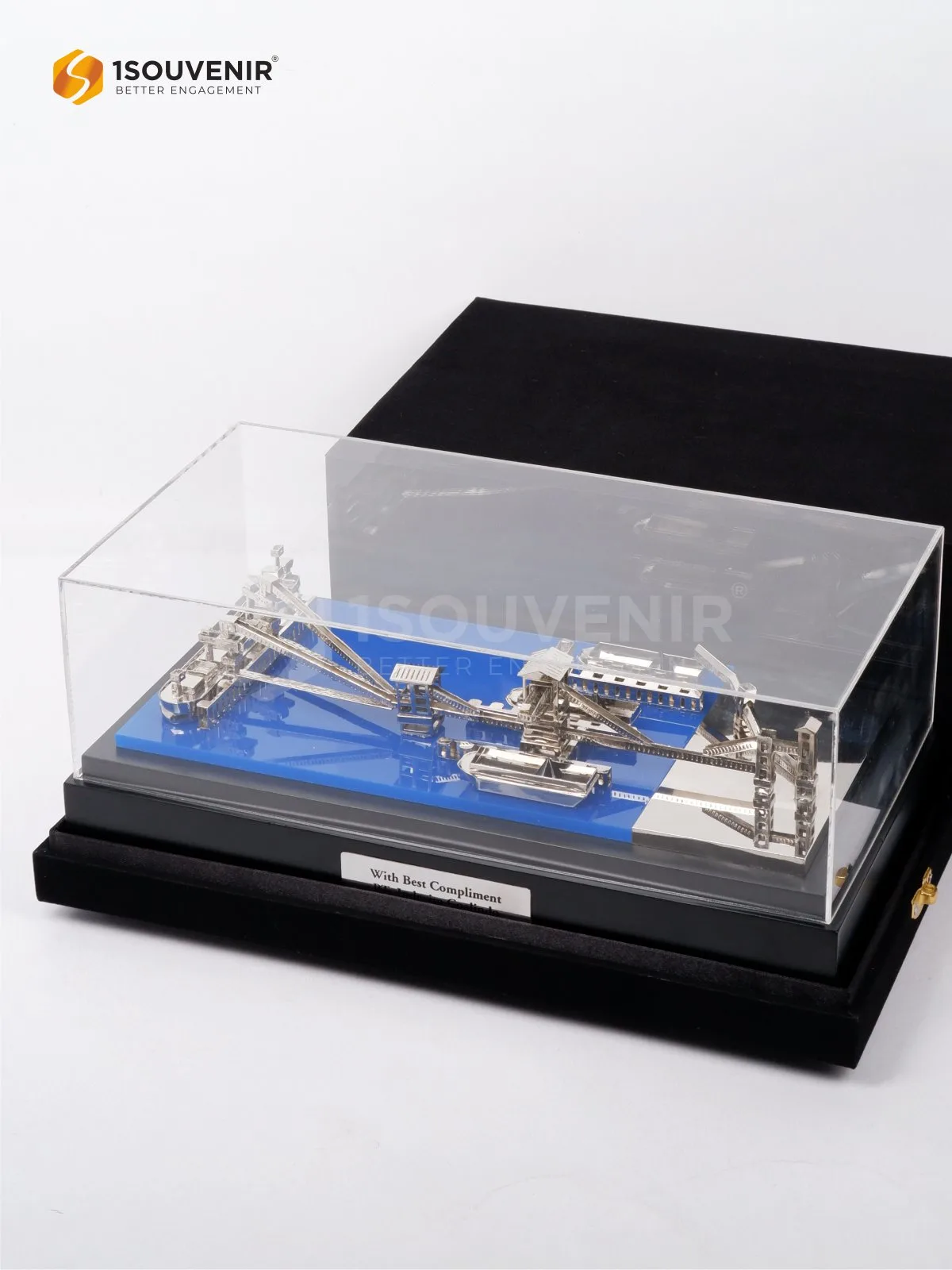 Miniatur Conveyor Kenang-kenangan dari PT Indexim Coalindo 3 DETAIL2-SM581 Miniatur PT Indexim Coalindo