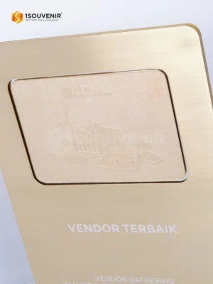 Plakat Logam Penghargaan Vendor Gathering PLN Indonesia Power UBP Mahakam
