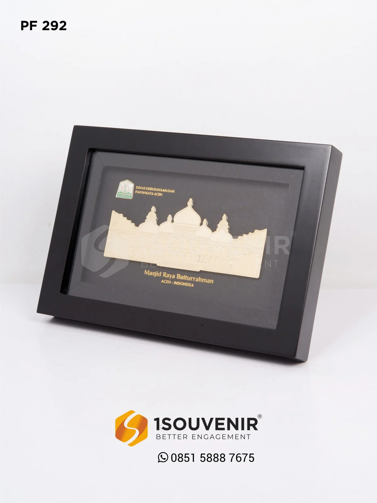 Plakat Frame Kenang-kenangan Dinas Kebudayaan dan Pariwisata Aceh 1 PF292 Plakat Frame Dinas Kebudayaan dan Pariwisata