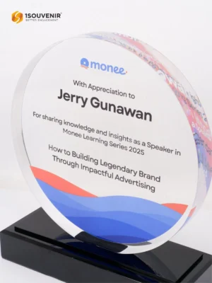 Plakat Akrilik Apresiasi untuk Pembicara...