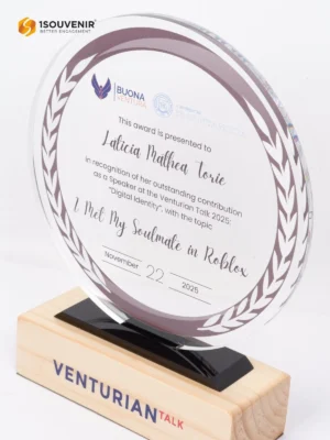 Plakat Akrilik Venturian Talk 2025: Digital...