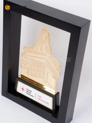 Plakat Frame Kayu Penghargaan Volunteer Award...