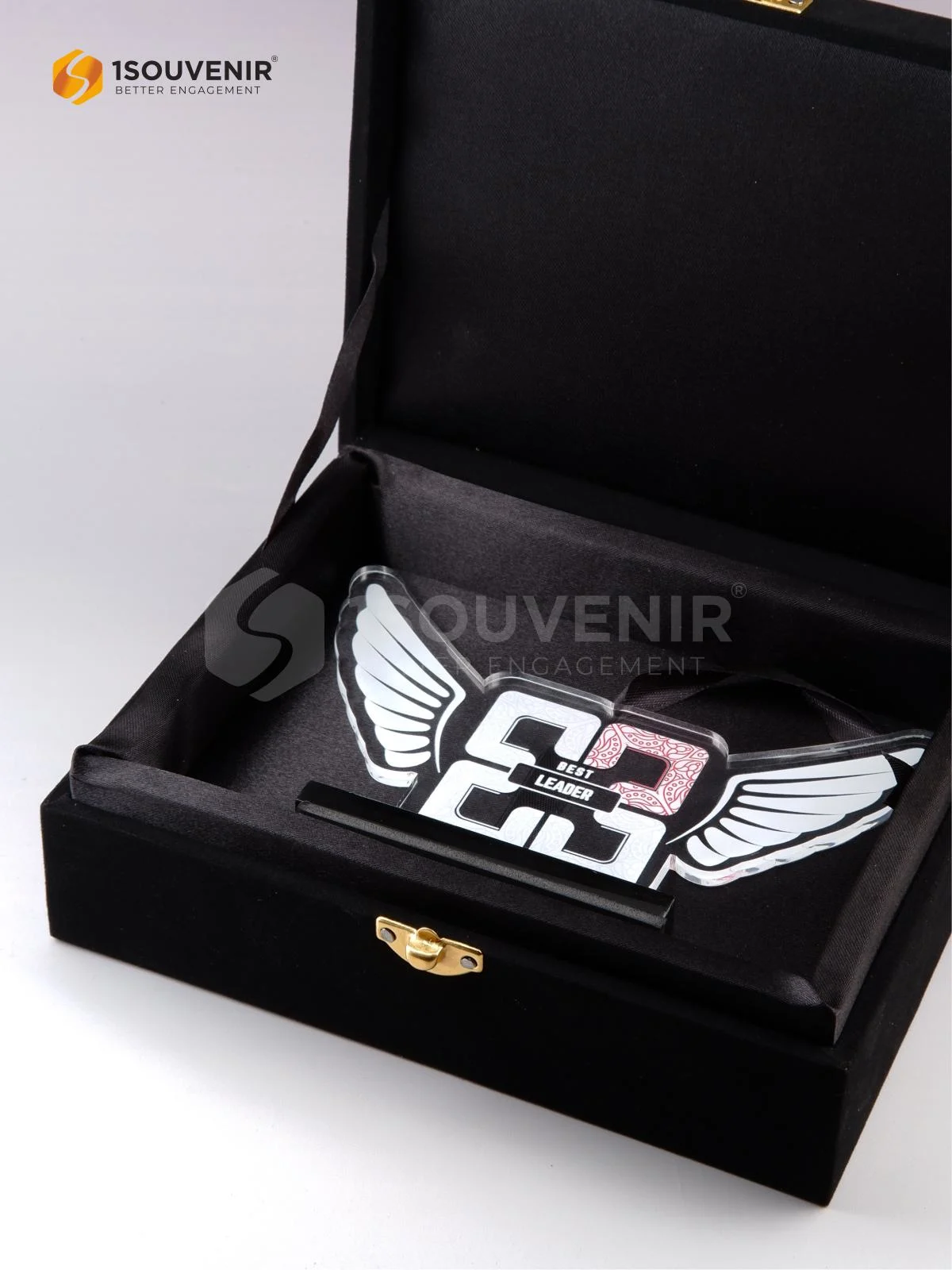 Plakat Akrilik Penghargaan Best Leader ABSA 8.0 3 DETAIL2-PA747 Plakat Akrilik Best Leader ABSA