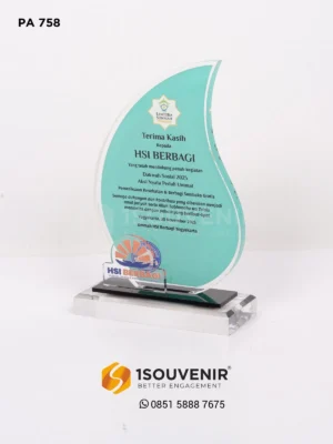 Cara Membangun Brand Perusahaan melalui Souvenir 9 Plakat Akrilik Dakwah Sosial 2025 Ucapan Terima Kasih untuk HSI Berbagi