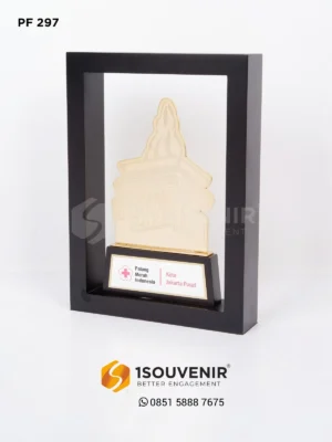 Plakat Frame Kayu Penghargaan Volunteer Award...