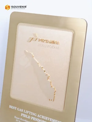 Plakat Logam Penghargaan Best Gas Lifting...