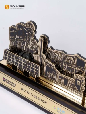 Plakat Logam Kenang-kenangan PLN Indonesia Power PLTGU...