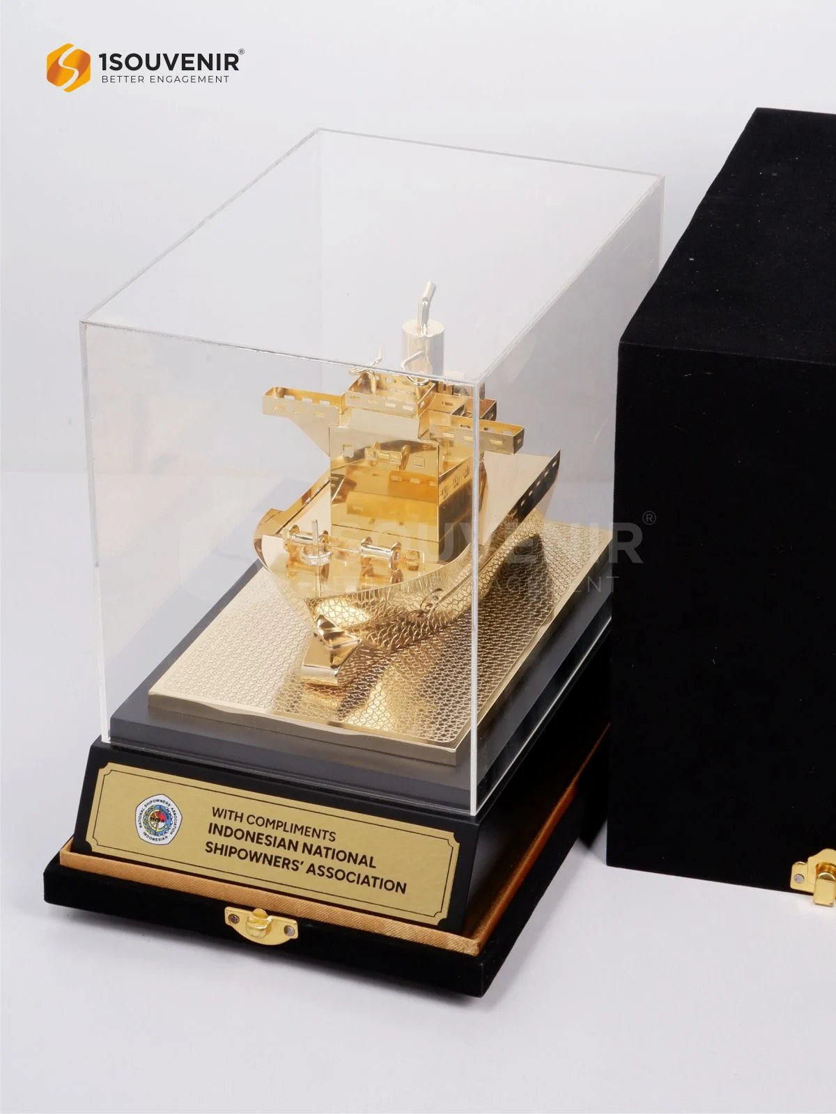 Miniatur Kapal Kenang-kenangan dari Indonesia National Shipowners Association 3 DETAIL2-SM594 Miniatur Indonesia National Shipowners