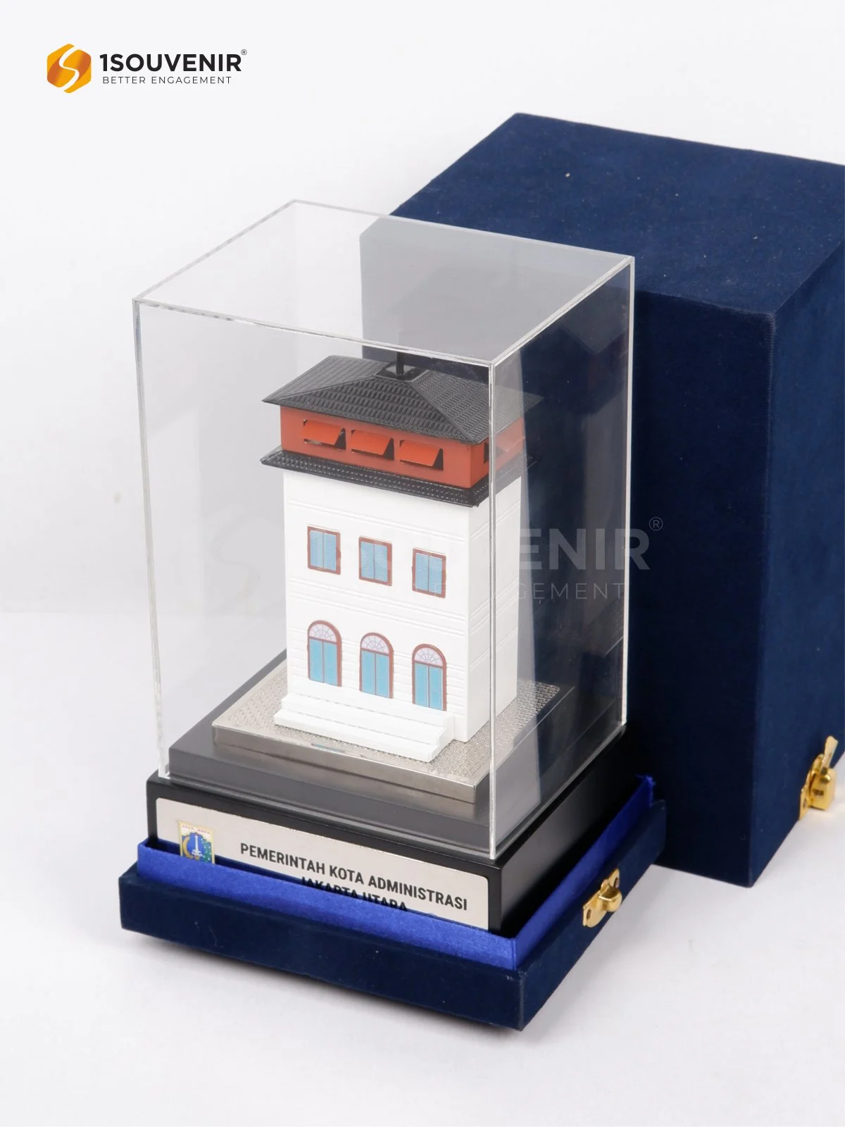 Miniatur Menara Syahbandar Kenang-kenangan dari Pemerintah Kota Administrasi Jakarta Utara 3 DETAIL2-SM597 Miniatur Menara Syahbandar