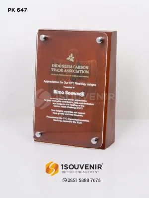 Plakat Kayu Indonesia Carbon Trade Associaton...