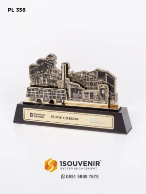Plakat Logam Kenang-kenangan PLN Indonesia Power PLTGU...