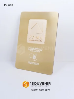 Plakat Logam Penghargaan The Best Program Culture Innovation...