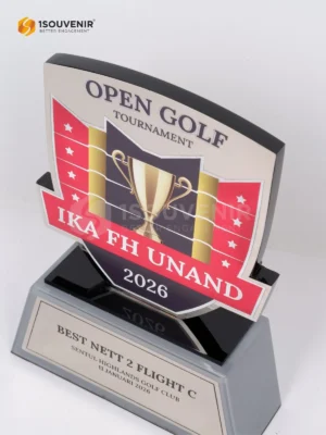 Plakat Logam Apresiasi Open Golf...