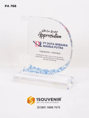 Plakat Akrilik Apresiasi PT Duta...