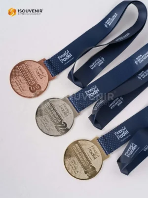 Medali Logam Apresiasi Final Set Padel Tournament