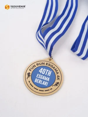 Medali Logam Fun Run Esgama 4K Penghargaan...
