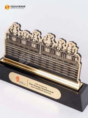 Plakat Logam Cendera Mata dari Star Energy...