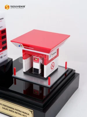 Miniatur SPBU PT Pertamina Patra...