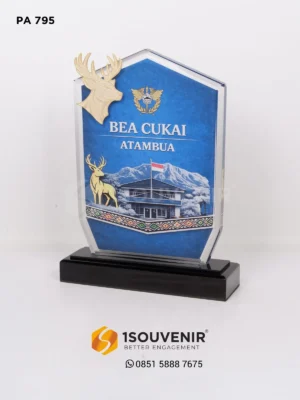 PA795 Plakat Akrilik Bea Cukai...