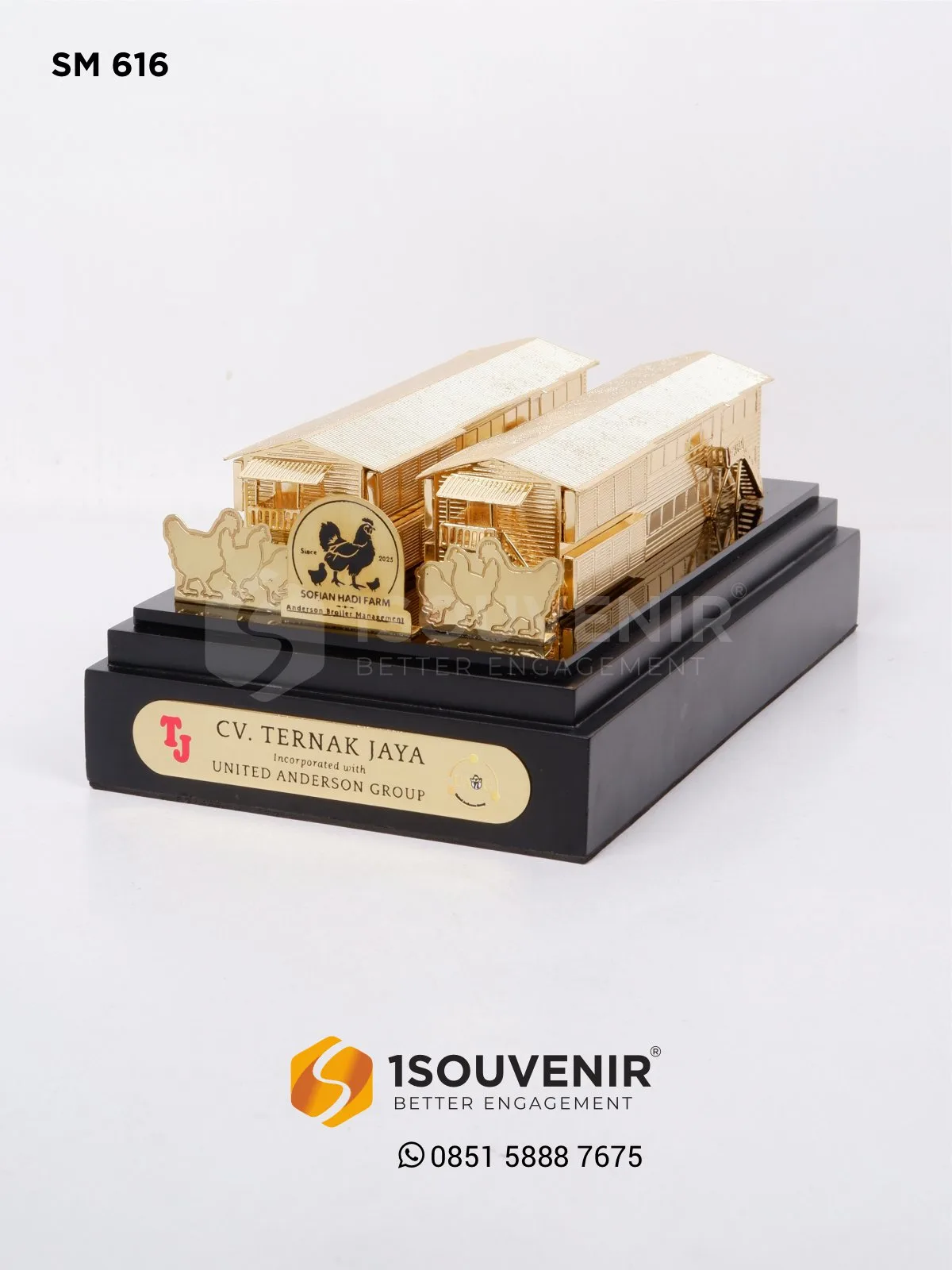 Miniatur Bangunan Peternakan Kenang-kenangan dari CV Ternak Jaya 1 SM616 Miniatur Ternak Jaya