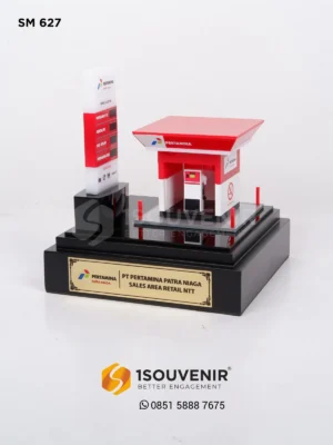 Miniatur SPBU PT Pertamina Patra...