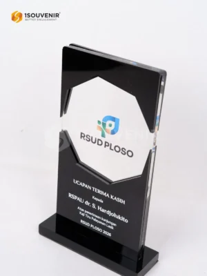 Plakat Akrilik Ucapan Terima Kasih RSUD Ploso untuk RSPAU dr. S. Hardjolukito