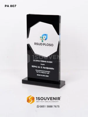 Plakat Akrilik Ucapan Terima Kasih RSUD Ploso untuk RSPAU dr. S. Hardjolukito