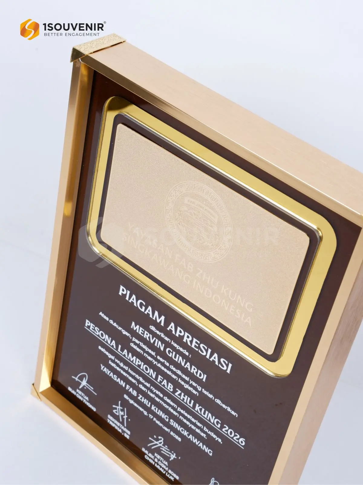 Plakat Frame Pesona Lampion Fab Zhu Kung 2026 dari Yayasan Fab Zhu Kung Singkawang 2 DETAIL-PF319 Plakat Frame Yayasan Fab Zhu Kung